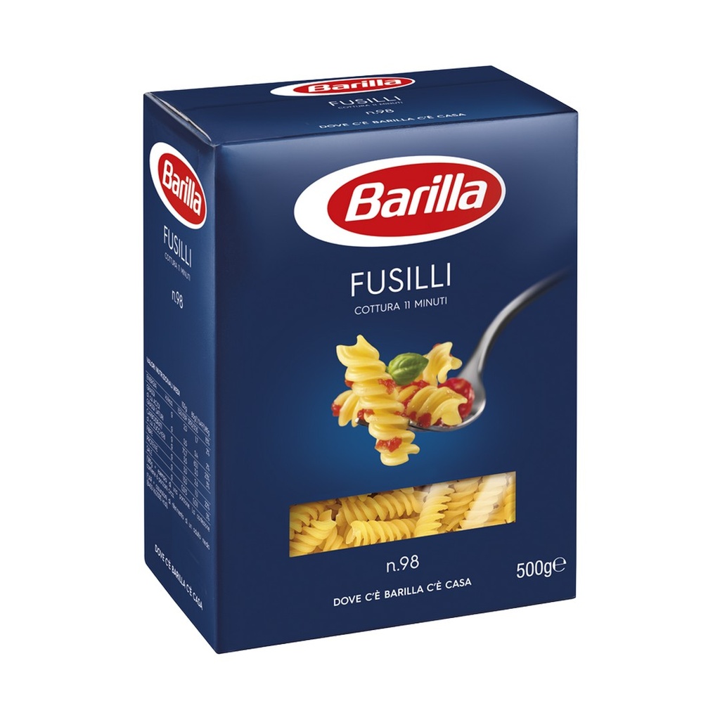Макарони BARILLA 98 FUSILLI спіраль, 500г, 24шт/ящ