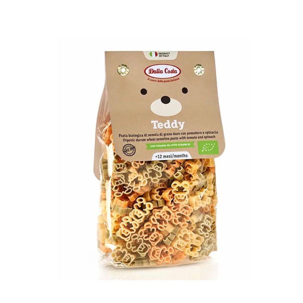 Макарони DALLA COSTA BIO, Baby Teddy tricolor 200 г, 8 шт/ящ 1841