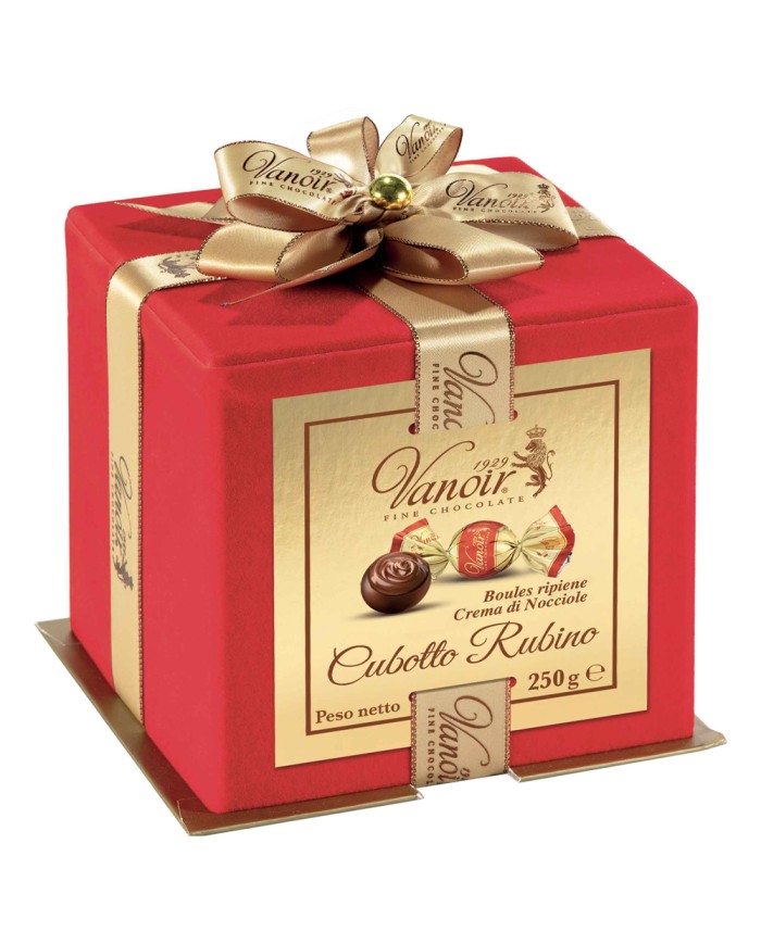 Цукерки Vanoir Оксамит з горіховим кремом, подарункова коробка, 205г, 10шт/ящ