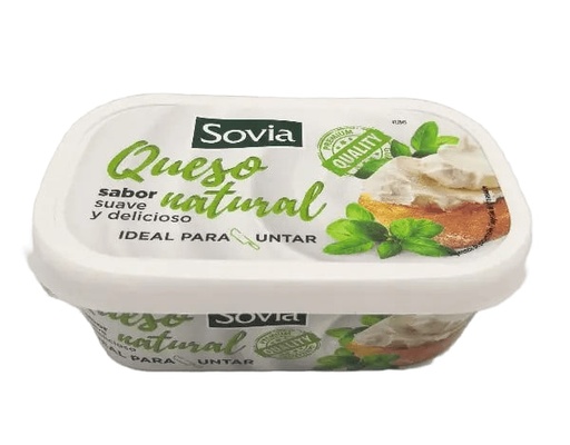 Крем сир Sovia натуральний  300 г 24шт/ящ., шт