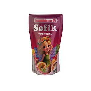 Напій соковий безалкогольний негазований Sofik "TROPICAL" зі смаком маракуї,200мл,10шт/ящ
